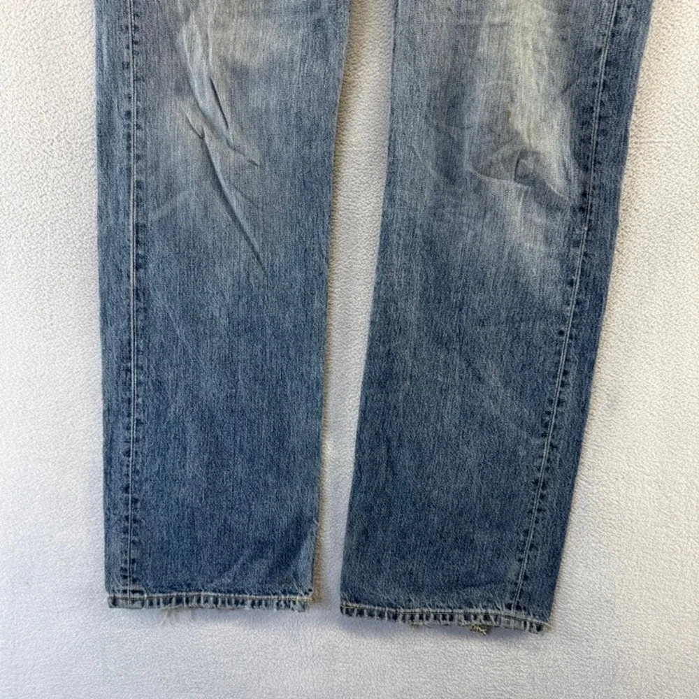Vintage Levis 501 Jeans Mens 36x36 Blue Straight Leg Distressed Button Fly y2k